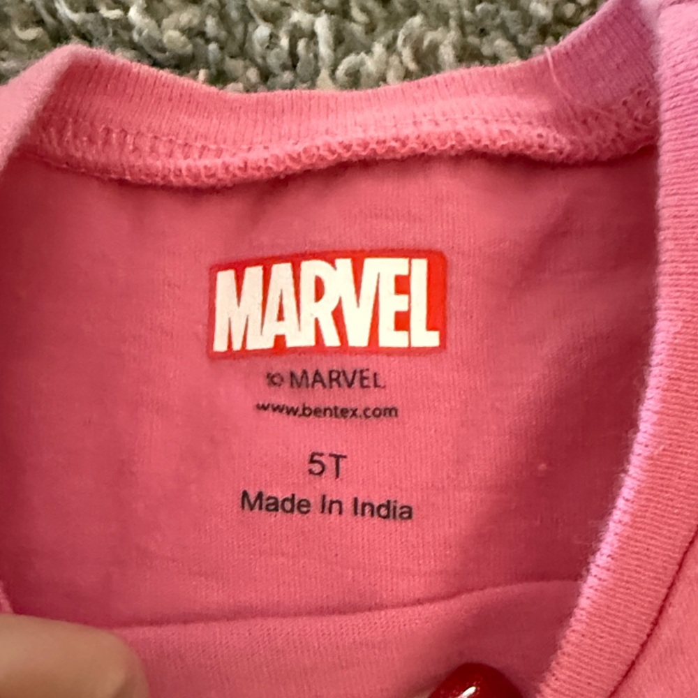 Marvel Pink Children's Tee - Picture 2 of 3